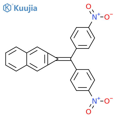 1H-Cyclopropa[b]naphthalene, 1-[bis(4-nitrophenyl)methylene]- structure