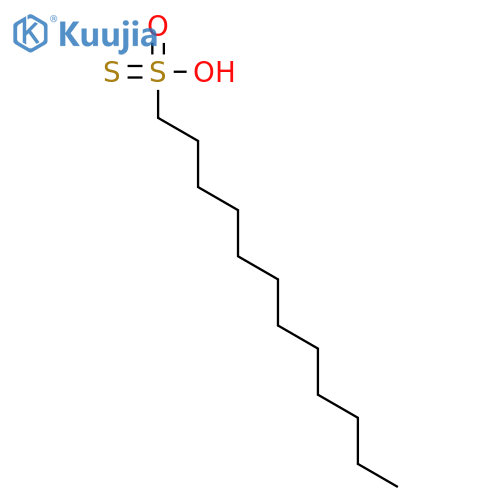 1-Dodecanesulfonothioic acid structure