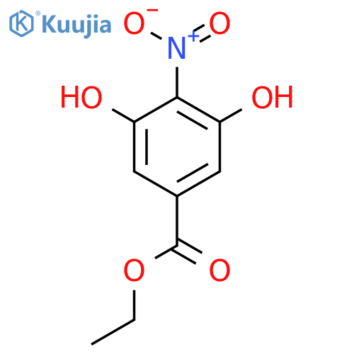 ethyl 3,5-dihydroxy-4-nitrobenzoate structure