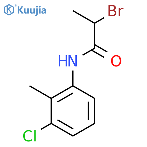 2-Bromo-N-(3-chloro-2-methylphenyl)propanamide structure