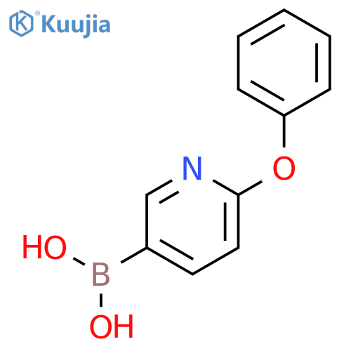 (6-phenoxypyridin-3-yl)boronic acid structure