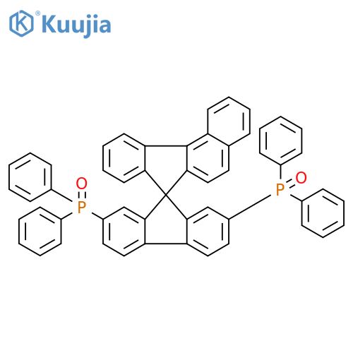2,7-Bis(diphenylphosphoryl)spiro[fluorene-7,11'-benzofluorene] structure