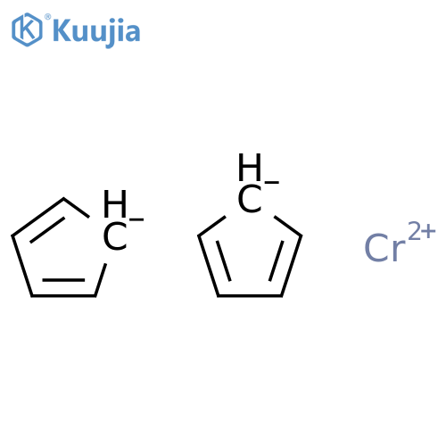 bis(η5-cyclopenta-2,4-dien-1-yl)chromium structure