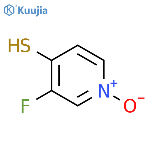 4-Pyridinethiol,3-fluoro-, 1-oxide structure