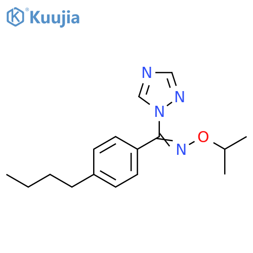 1H-1,2,4-Triazole, 1-[(4-butylphenyl)[(1-methylethoxy)imino]methyl]- structure