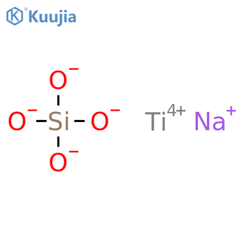 Silicic acid, sodiumtitanium salt structure