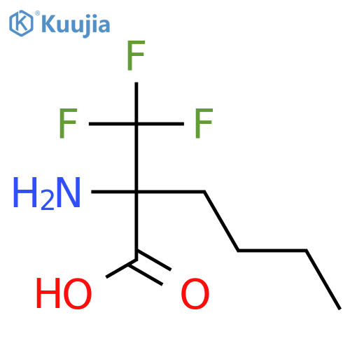 Dl-2-(trifluoromethyl)norleucine structure