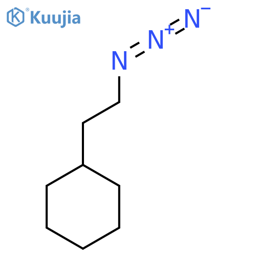 (2-Azidoethyl)cyclohexane structure