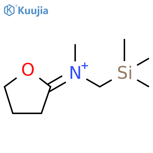 Methanaminium,N-(dihydro-2(3H)-furanylidene)-N-methyl-1-(trimethylsilyl)- structure