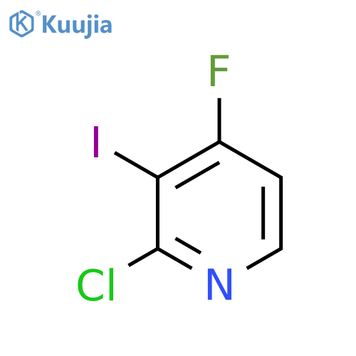 2-chloro-4-fluoro-3-iodo-pyridine structure