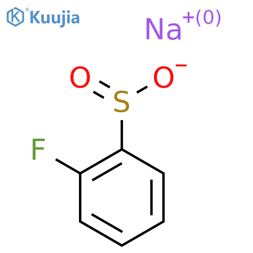 sodium 2-fluorobenzene-1-sulfinate structure