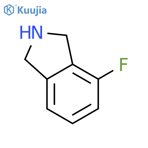 4-fluoro-2,3-dihydro-1H-isoindole structure