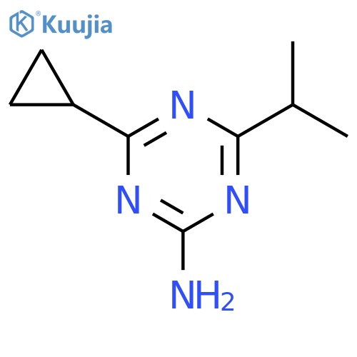 4-cyclopropyl-6-(propan-2-yl)-1,3,5-triazin-2-amine structure