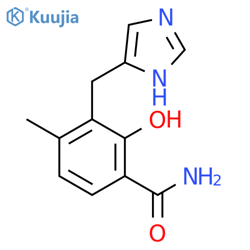 Benzamide,2-hydroxy-3-(1H-imidazol-5-ylmethyl)-4-methyl- structure