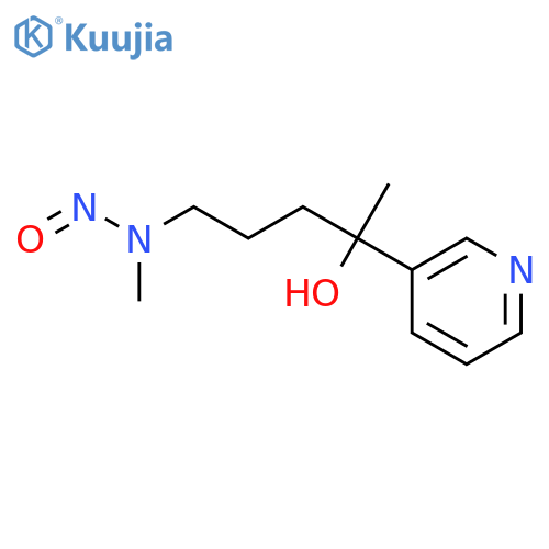 α-Methyl-α-3-(methylnitrosoamino)propyl-3-pyridinemethanol structure