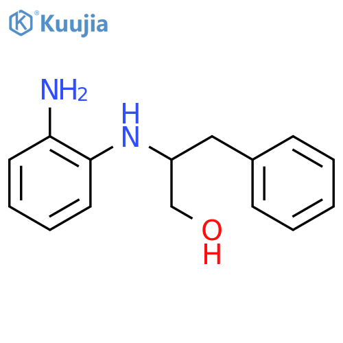 2-(2-aminophenyl)amino-3-phenylpropan-1-ol structure