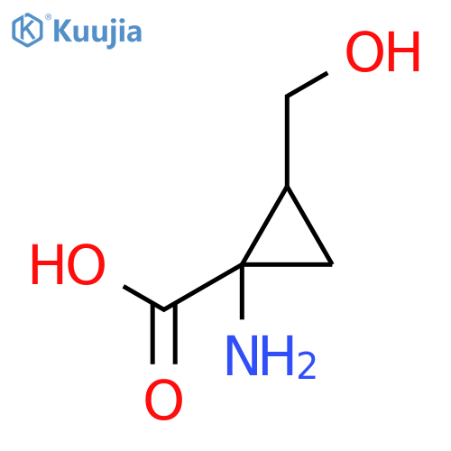 (1R,2S)-1-AMINO-2-(HYDROXYMETHYL)-CYCLOPROPANECARBOXYLIC ACID structure