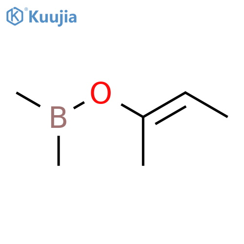 Borinic acid, B,B-dimethyl-, (1Z)-1-methyl-1-propen-1-yl ester structure