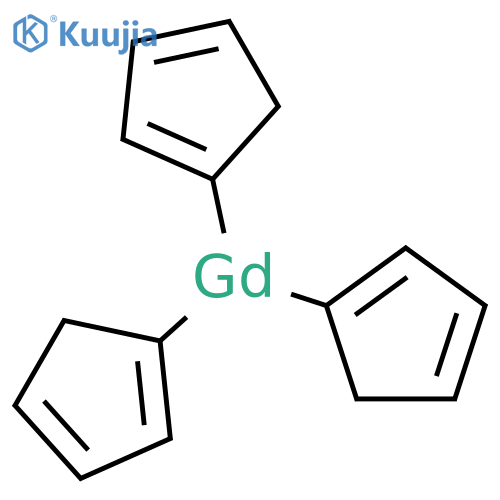 Tris(cyclopentadienyl)gadolinium structure