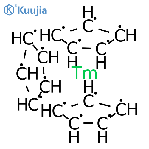 Tris(cyclopentadienyl)thulium structure