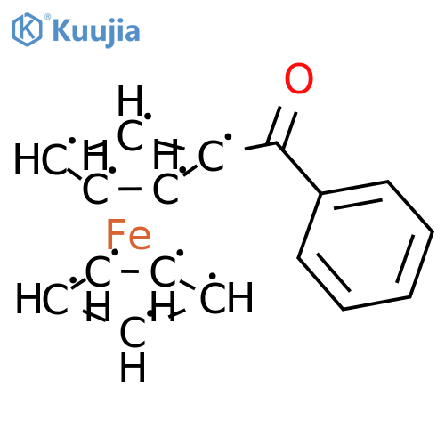 Benzoylferrocene structure