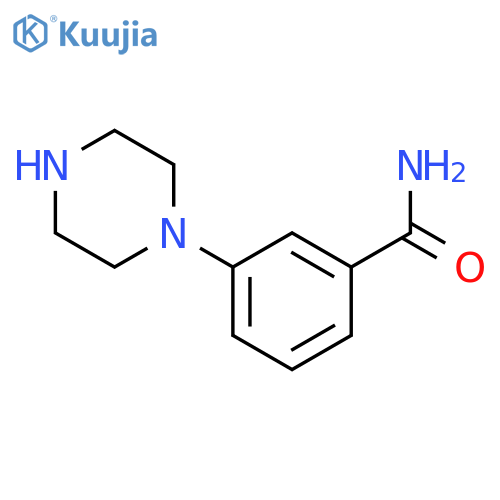 3-(1-piperazinyl)-Benzamide structure
