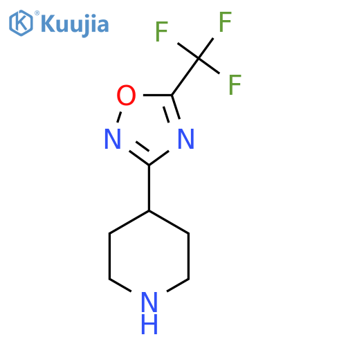 4-5-(trifluoromethyl)-1,2,4-oxadiazol-3-ylpiperidine structure