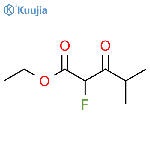 ethyl 2-fluoro-4-methyl-3-oxopentanoate structure