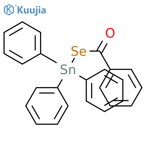 Benzoylselanyl--triphenylstannyl (1/1) structure