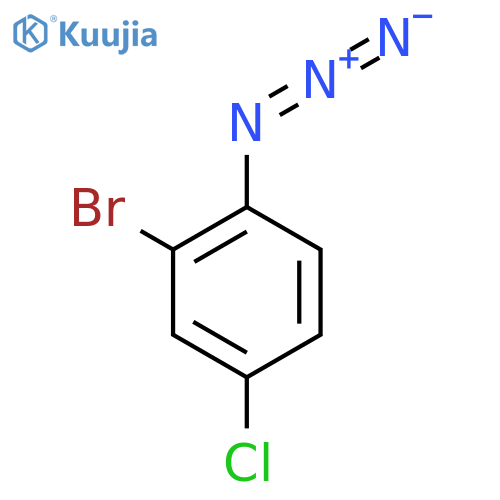 1-Azido-2-bromo-4-chlorobenzene structure