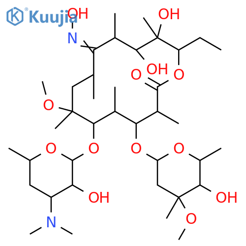 Clarithromycin E-9-Oxime structure