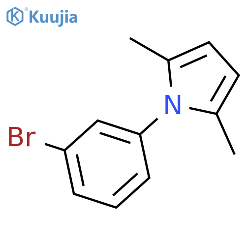 1-(3-Bromophenyl)-2,5-dimethylpyrrole structure