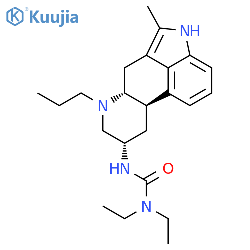 Urea, N,N-diethyl-N'-[(8a)-2-methyl-6-propylergolin-8-yl]- structure
