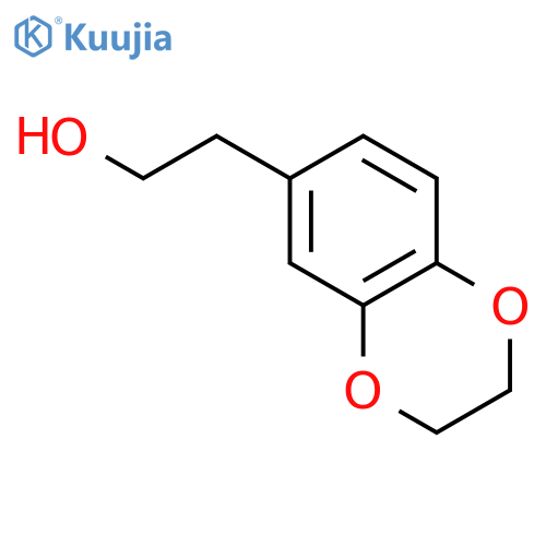 2-(2,3-dihydro-1,4-benzodioxin-6-yl)ethan-1-ol structure