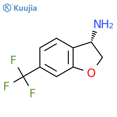 (S)-6-(Trifluoromethyl)-2,3-dihydrobenzofuran-3-amine structure