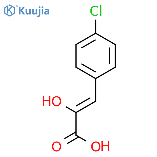 3-(4-Chlorophenyl)-2-hydroxyprop-2-enoic acid structure