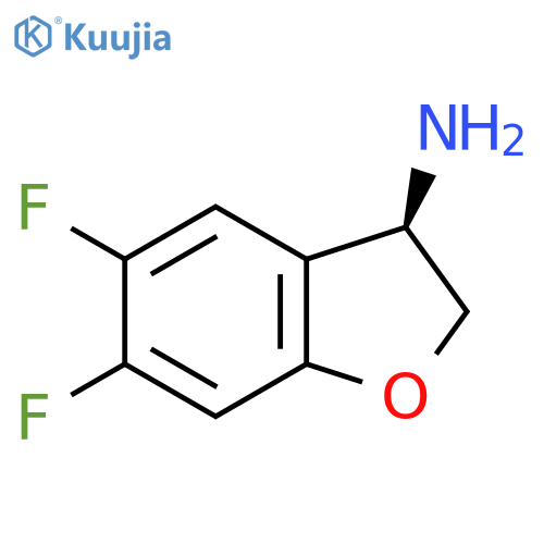 (3R)-5,6-Difluoro-2,3-dihydrobenzo[b]furan-3-ylamine structure