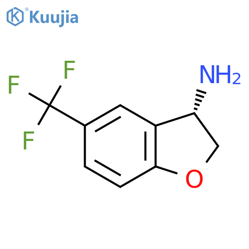 (3S)-5-(Trifluoromethyl)-2,3-dihydrobenzo[b]furan-3-ylamine structure