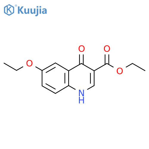 Ethyl 6-ethoxy-4-hydroxyquinoline-3-carboxylate structure