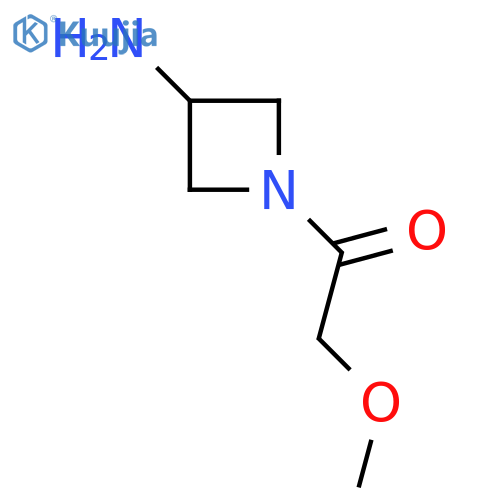 1-(3-Aminoazetidin-1-yl)-2-methoxyethan-1-one structure