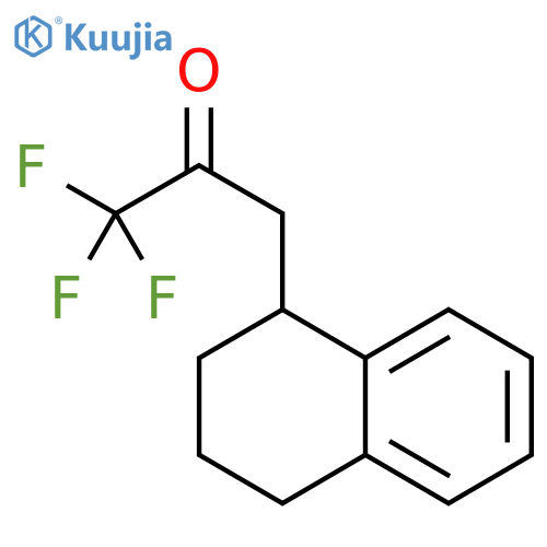 1,1,1-Trifluoro-3-(1,2,3,4-tetrahydronaphthalen-1-yl)propan-2-one structure