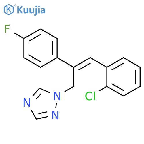 1-[(Z)-3-(2-CHLOROPHENYL)-2-(4-FLUOROPHENYL)PROP-2-ENYL]-1,2,4-TRIAZOLE structure