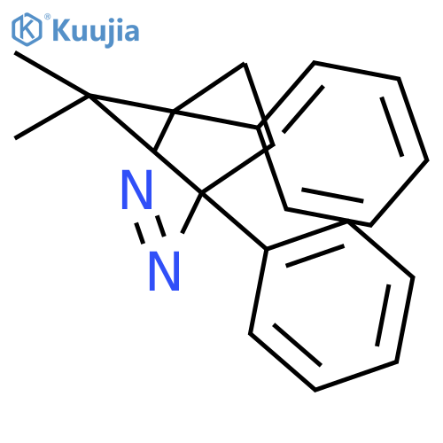2,3-Diazabicyclo[2.2.1]hept-2-ene, 7,7-dimethyl-1,4-diphenyl- structure