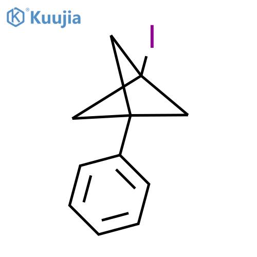 1-Iodo-3-phenylbicyclo[1.1.1]pentane structure