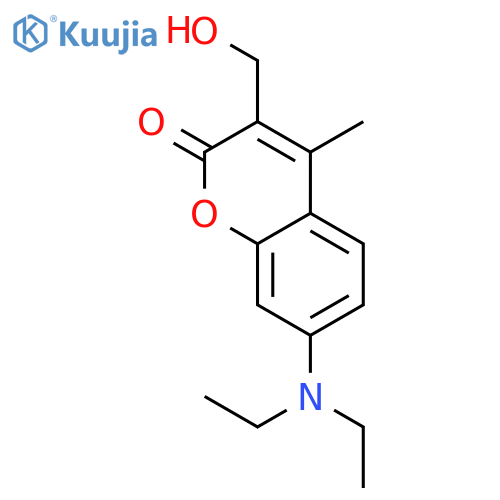 7-(Diethylamino)-3-(hydroxymethyl)-4-methyl-2H-chromen-2-one structure