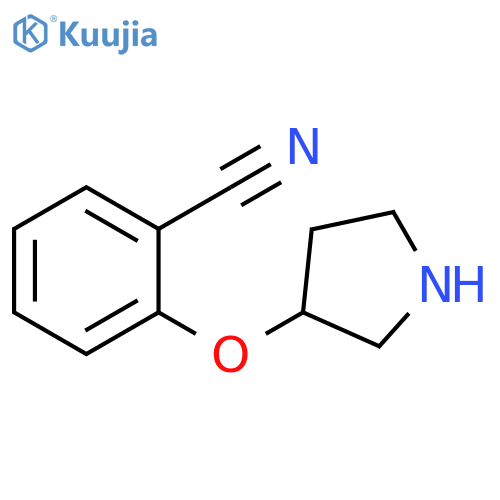 2-(pyrrolidin-3-yloxy)benzonitrile structure