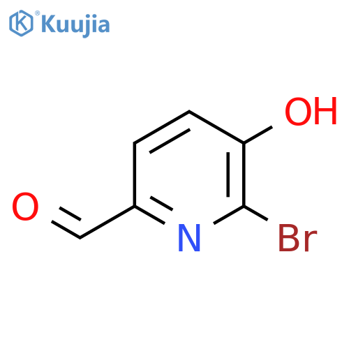 6-Bromo-5-hydroxy-pyridine-2-carbaldehyde structure