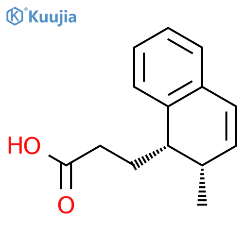 1-Naphthalenepropanoic acid, 1,2-dihydro-2-methyl-, (1S-cis)- structure