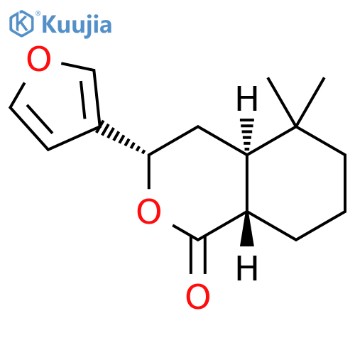 1H-2-Benzopyran-1-one,3-(3-furanyl)octahydro-5,5-dimethyl-, (3S,4aR,8aS)- structure