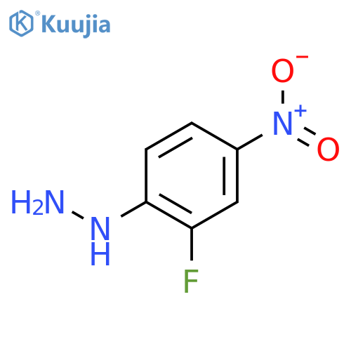 (2-Fluoro-4-nitrophenyl)hydrazine structure